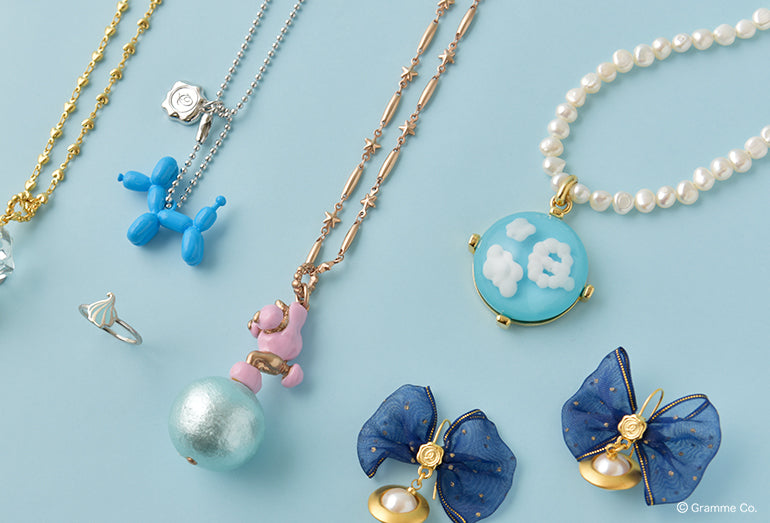 Q-pot. is the first Japan sweets jewelry brand. We create “positive accessories”, so people can smile and feel happy while wearing and looking at Japan jewelry from Q-pot.